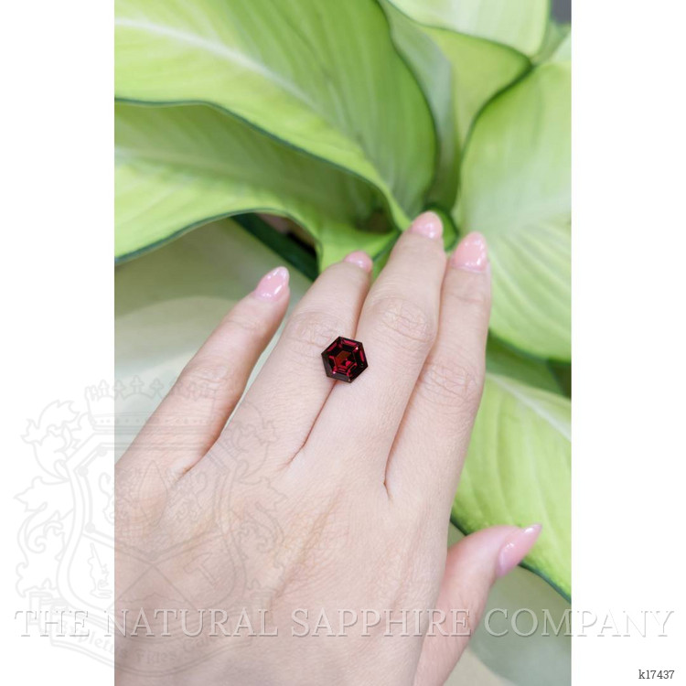 2.95 Ct. Red Garnet from Ceylon (Sri Lanka)
