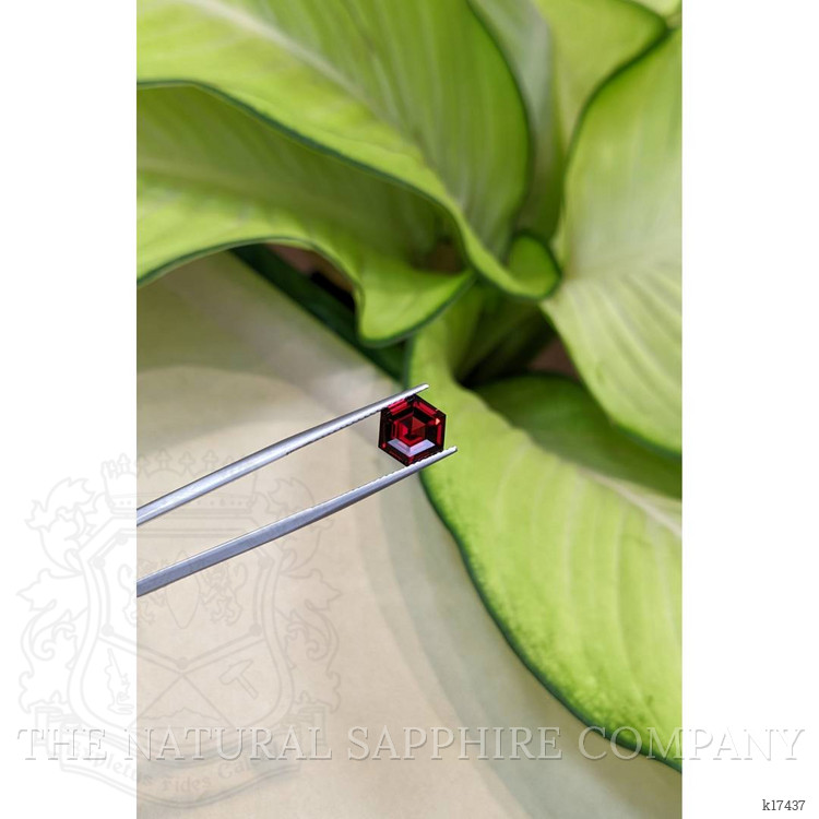2.95 Ct. Red Garnet from Ceylon (Sri Lanka)