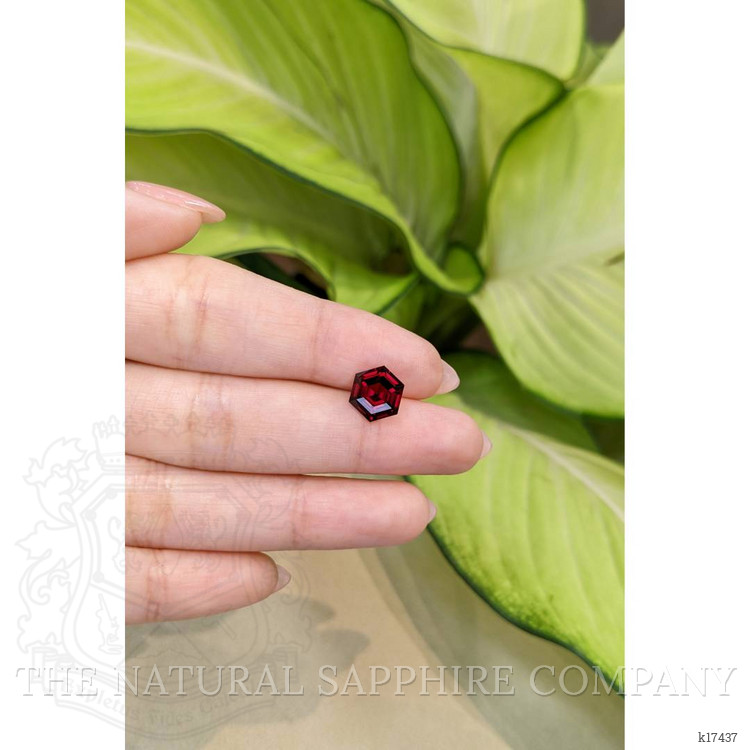 2.95 Ct. Red Garnet from Ceylon (Sri Lanka)