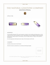 3.90 Ct. Ametrine from Madagascar Appraisal