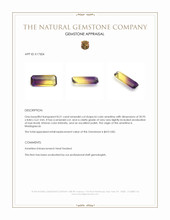 8.21 Ct. Ametrine from Madagascar Appraisal