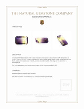 12.02 Ct. Bi Color Ametrine from Madagascar Appraisal