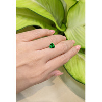 1.30 Ct. Tsavorite Garnet from Tanzania Life Style