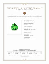 1.72 Ct. Tsavorite Garnet from Tanzania Scan Report