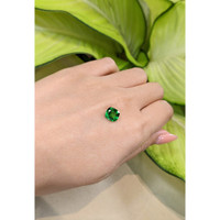 2.61 Ct. Tsavorite Garnet from Tanzania Life Style