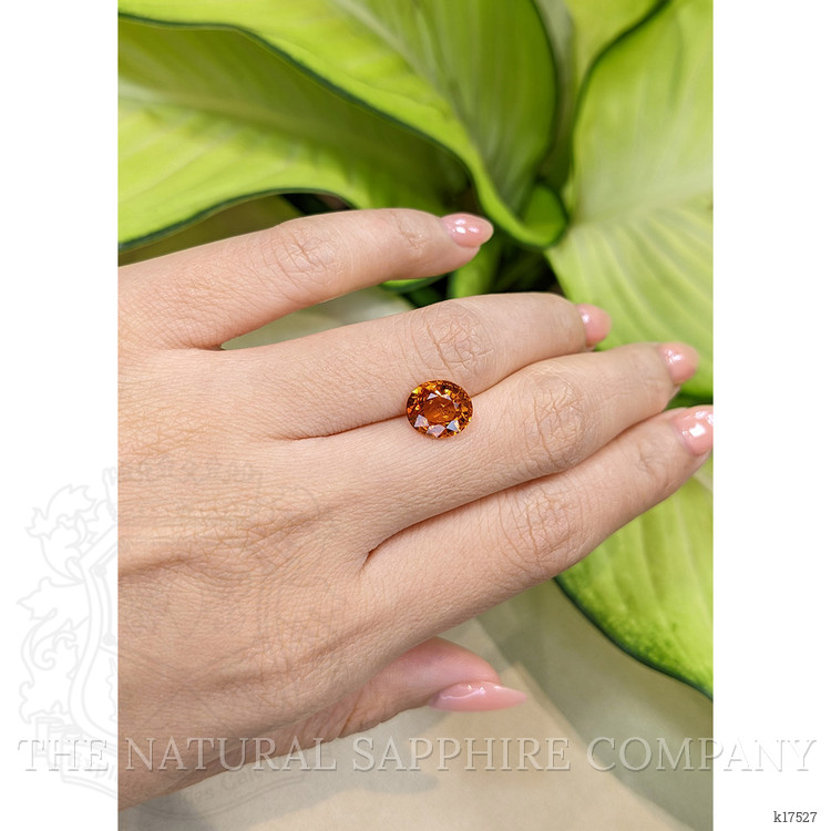 3.31 Ct. Spessartite Garnet from Ceylon (Sri Lanka)