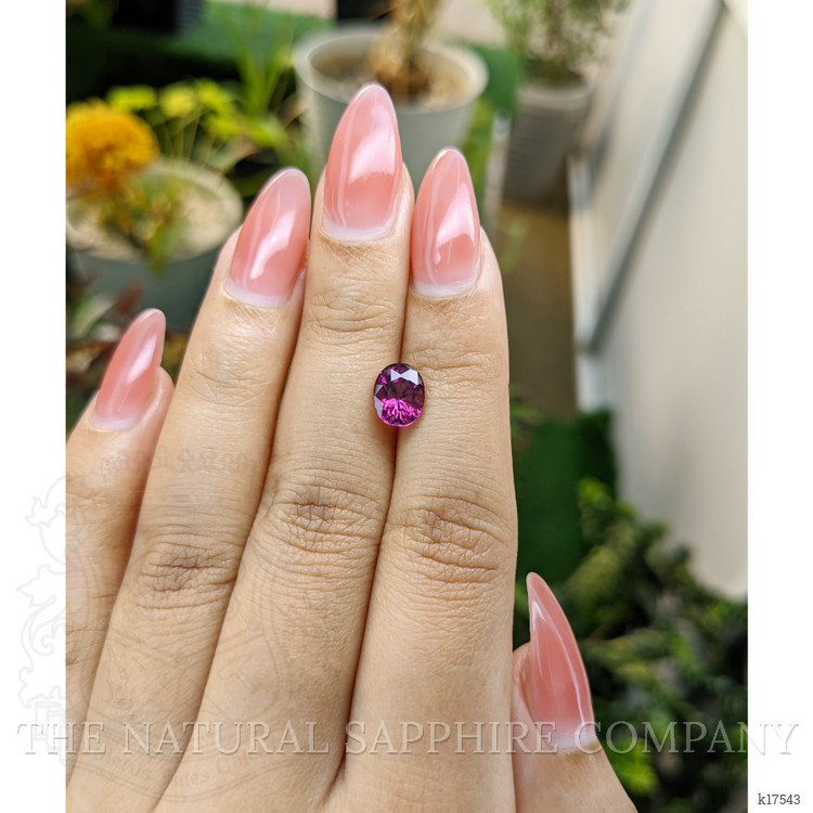 2.02 Ct. Rhodolite Garnet from Ceylon (Sri Lanka)