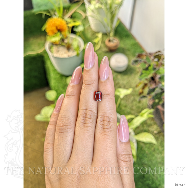 1.78 Ct. Garnet from Ceylon (Sri Lanka)