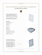 1.14 Ct. Garnet from Ceylon (Sri Lanka) 3 D Scan Report