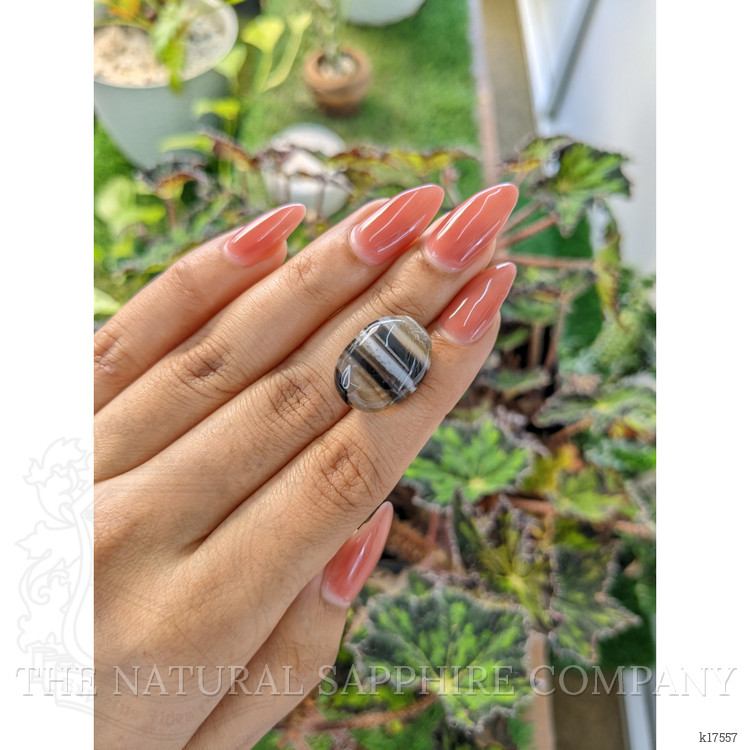 17.18 Ct. Cabochon Onyx from Madagascar