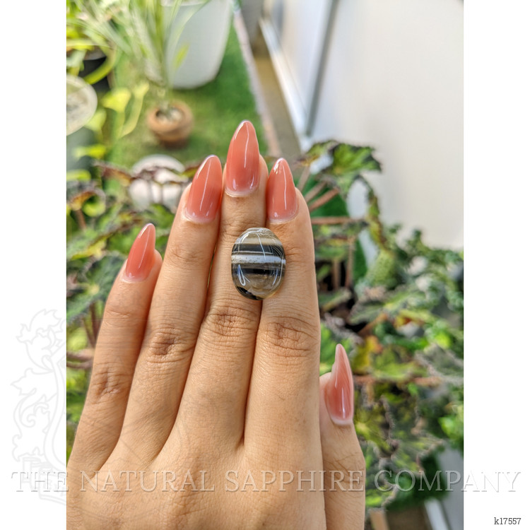 17.18 Ct. Cabochon Onyx from Madagascar