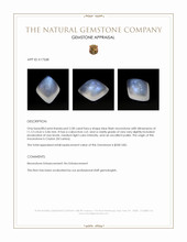 2.58 Ct. Cabochon Moonstone from Ceylon (Sri Lanka) Appraisal