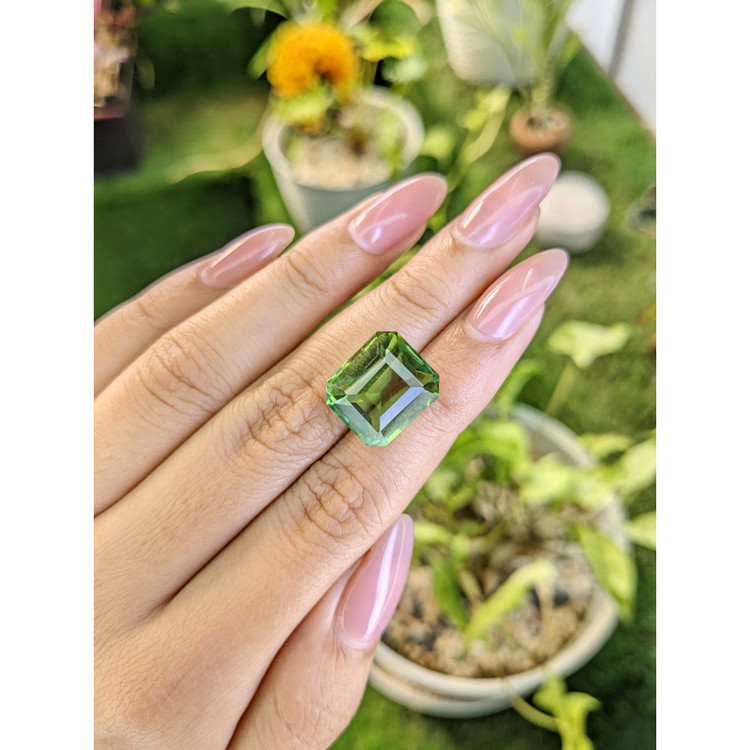 13.94 Ct. Prasiolite from Madagascar