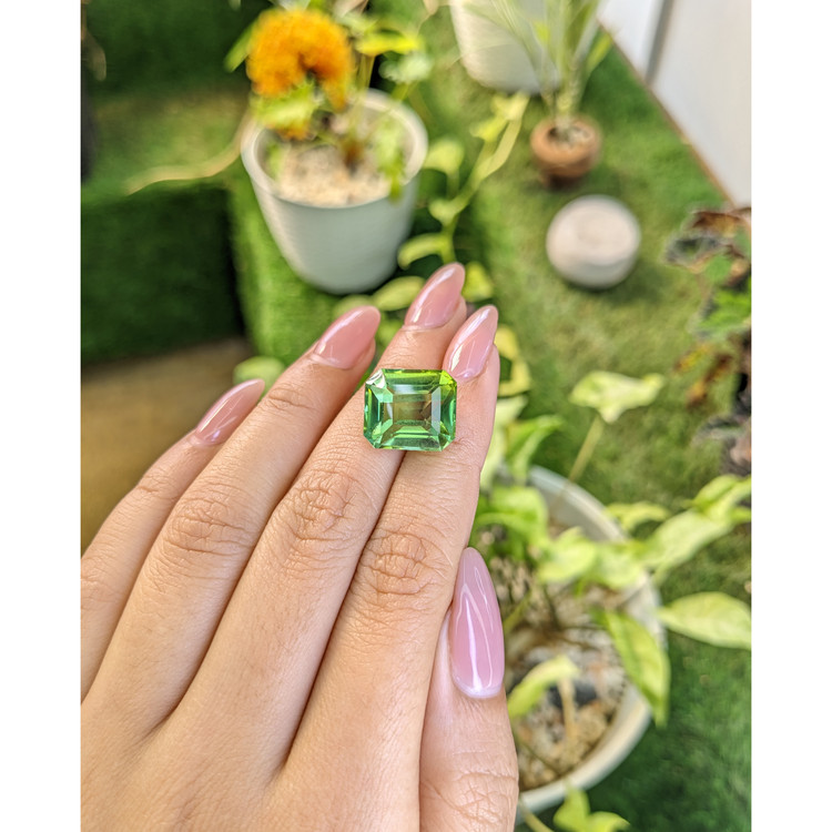 13.94 Ct. Prasiolite from Madagascar