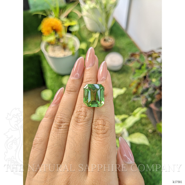 19.02 Ct. Prasiolite from Madagascar