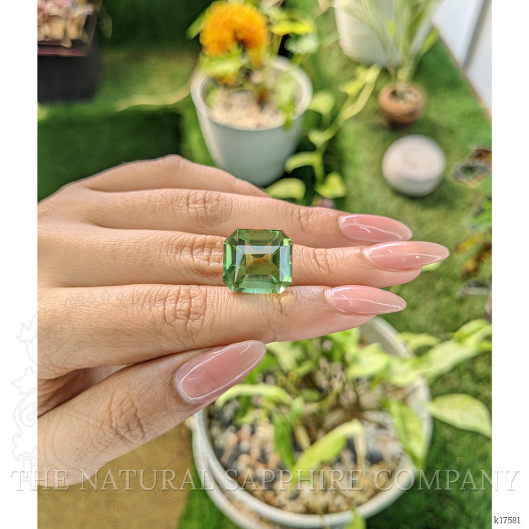 19.02 Ct. Prasiolite from Madagascar