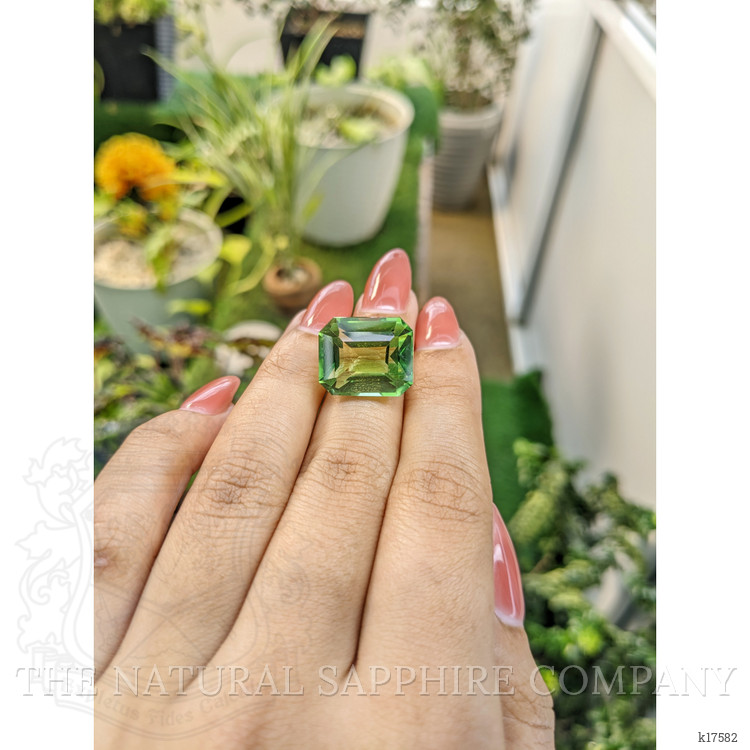 17.64 Ct. Prasiolite from Madagascar