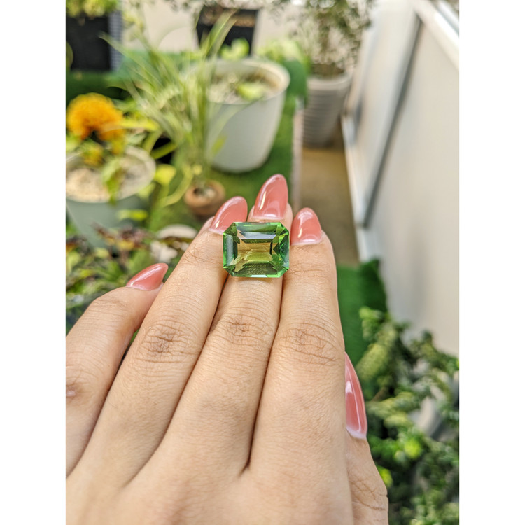 17.64 Ct. Prasiolite from Madagascar