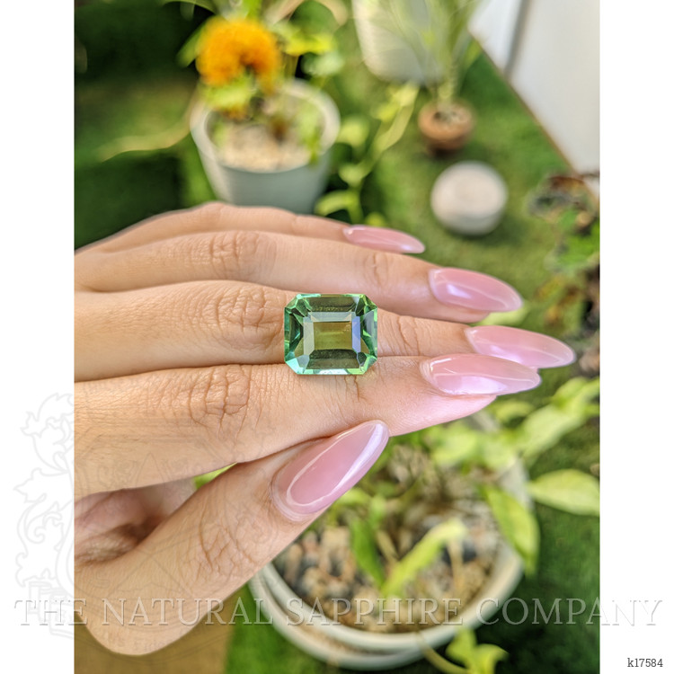 13.35 Ct. Prasiolite from Madagascar