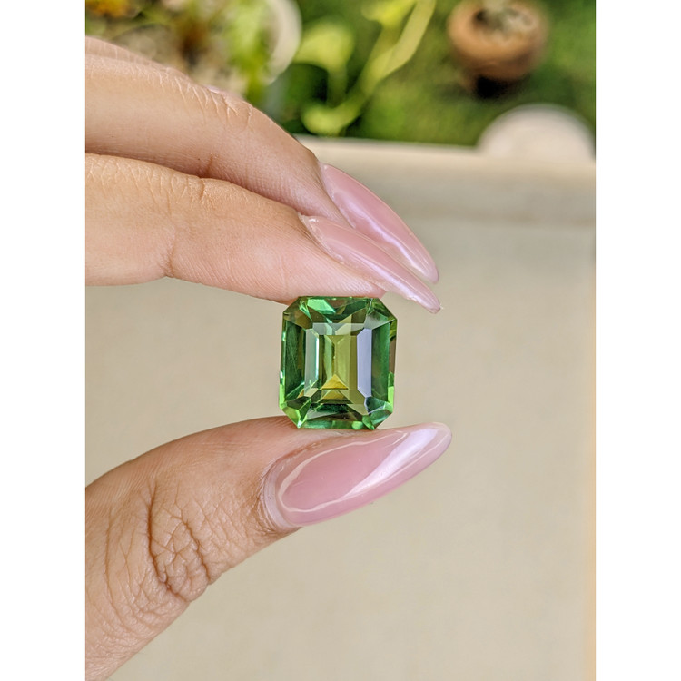 13.35 Ct. Prasiolite from Madagascar