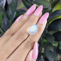 13.61 Ct. Cabochon Moonstone from Ceylon (Sri Lanka) Life Style
