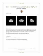 1.75 Ct. Cabochon Moonstone from Madagascar Appraisal