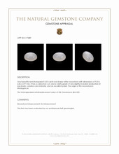 2.02 Ct. Cabochon Moonstone from Madagascar Appraisal