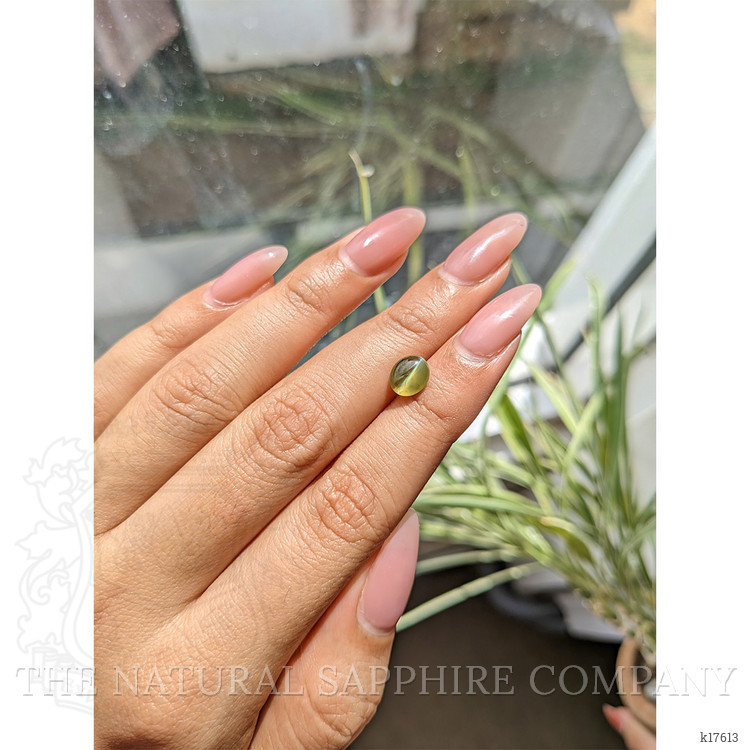 2.16 Ct. Cabochon Chrysoberyl from Ceylon (Sri Lanka)