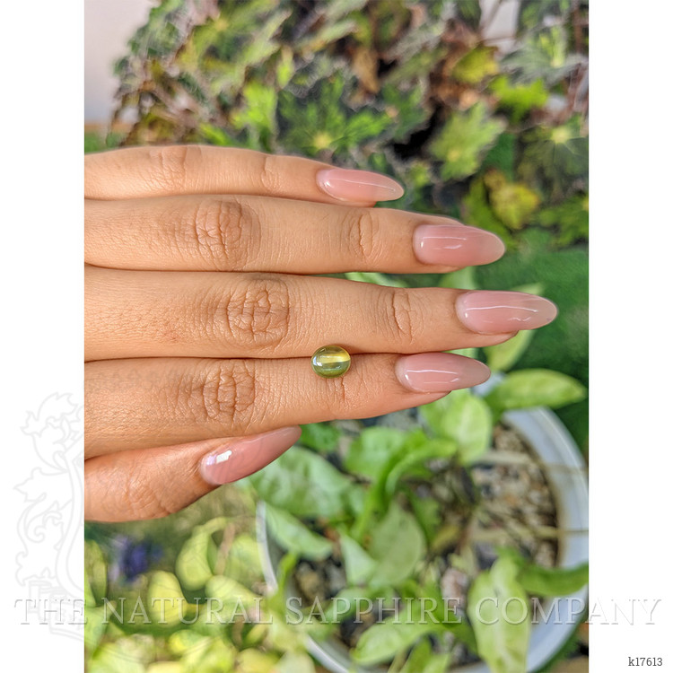 2.16 Ct. Cabochon Chrysoberyl from Ceylon (Sri Lanka)