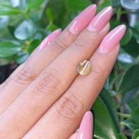 2.11 Ct. Cabochon Chrysoberyl from Madagascar Life Style