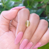 2.11 Ct. Cabochon Chrysoberyl from Madagascar Life Style