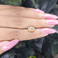 2.11 Ct. Cabochon Chrysoberyl from Madagascar Life Style