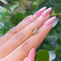 2.16 Ct. Cabochon Chrysoberyl from Madagascar Life Style