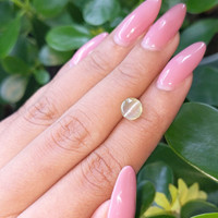 2.00 Ct. Cabochon Chrysoberyl from Ceylon (Sri Lanka) Life Style