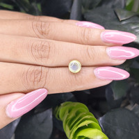 2.00 Ct. Cabochon Chrysoberyl from Ceylon (Sri Lanka) Life Style