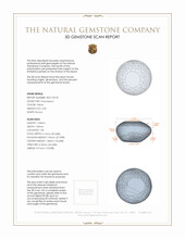 2.00 Ct. Cabochon Chrysoberyl from Ceylon (Sri Lanka) 3 D Scan Report