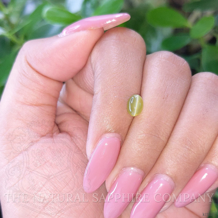 1.22 Ct. Cabochon Chrysoberyl from Ceylon (Sri Lanka)