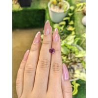 1.63 Ct. Rhodolite Garnet from Ceylon (Sri Lanka) Life Style