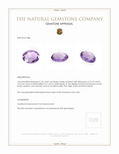 1.95 Ct. Amethyst from Brazil Appraisal