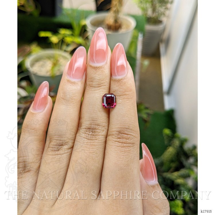 2.76 Ct. Rhodolite Garnet from Ceylon (Sri Lanka)