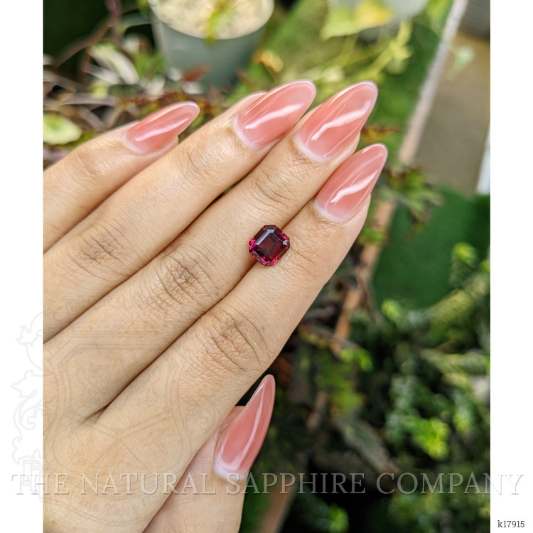 2.76 Ct. Rhodolite Garnet from Ceylon (Sri Lanka)