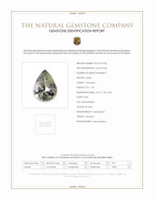 1.69 Ct. Tanzanite from Tanzania Scan Report