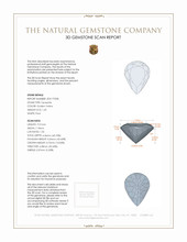 1.69 Ct. Tanzanite from Tanzania 3 D Scan Report