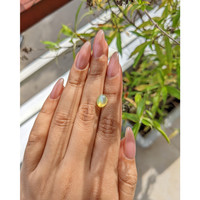 2.66 Ct. Cabochon Chrysoberyl from Ceylon (Sri Lanka) Life Style