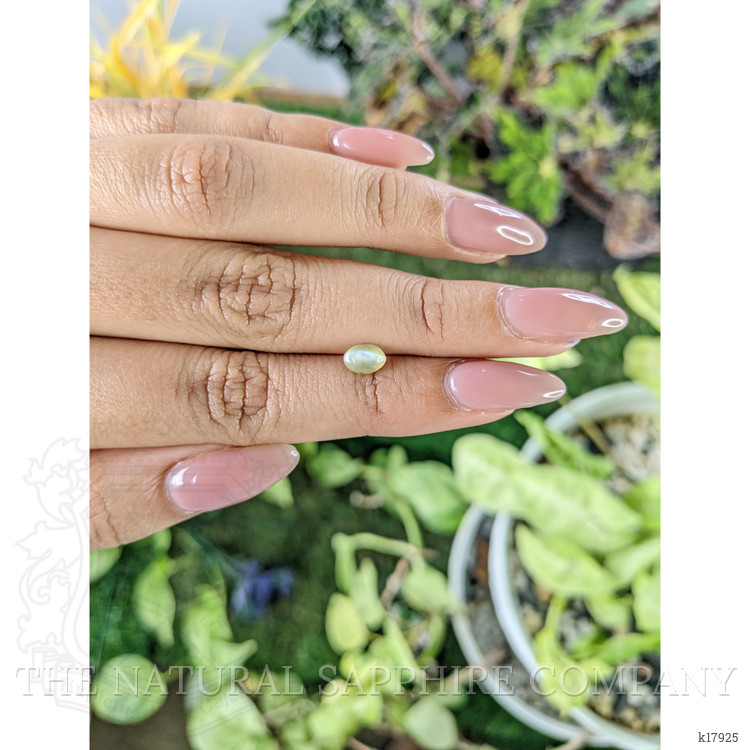 0.83 Ct. Cabochon Chrysoberyl from Ceylon (Sri Lanka)