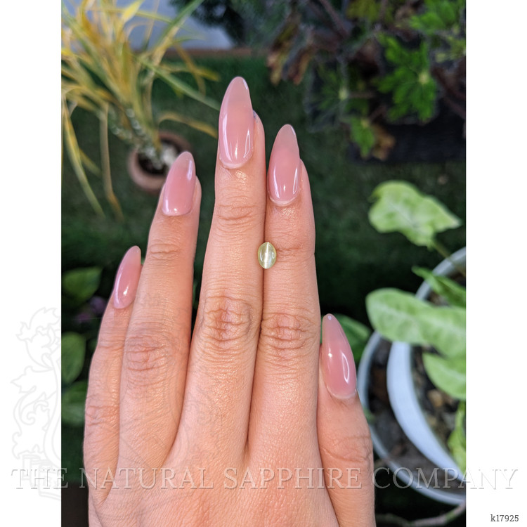 0.83 Ct. Cabochon Chrysoberyl from Ceylon (Sri Lanka)