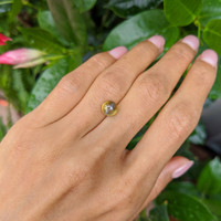 2.93 Ct. Cabochon Chrysoberyl from Ceylon (Sri Lanka) Life Style