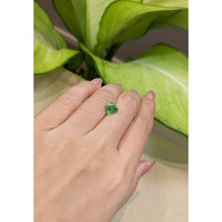 2.11 Ct. Tsavorite Garnet from Tanzania Life Style
