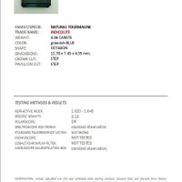 4.06 Ct. Tourmaline from Madagascar Scan Report