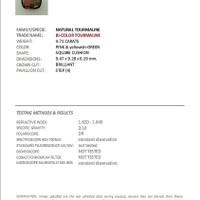 4.71 Ct. Tourmaline from Nigeria Scan Report